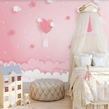 Papier Peint Rose Chambre Bébé | Le Petit Intissé