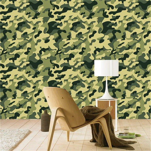 Papier Peint Camouflage Militaire | Le Petit Intissé