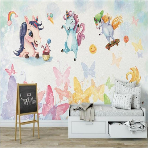 Papier Peint Chambre Fille Licorne | Le Petit Intissé