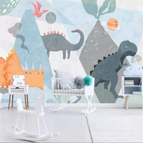 Papier Peint Motif Dinosaure | Le Petit Intissé