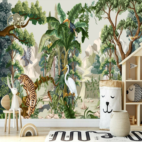 Tapisserie Animaux Jungle | Le Petit Intissé