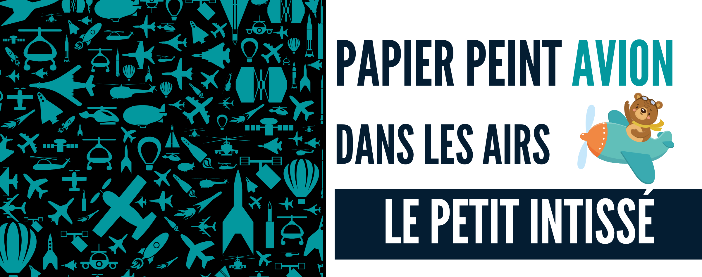 Tendance Papier Peint Avion pour Chambre Enfant