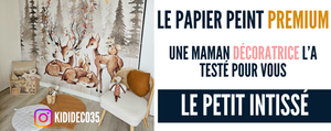 Avis sur Le Petit Intissé : Stefany de Kidideco a testé et approuvé la gamme de Papier Peint Premium Express*