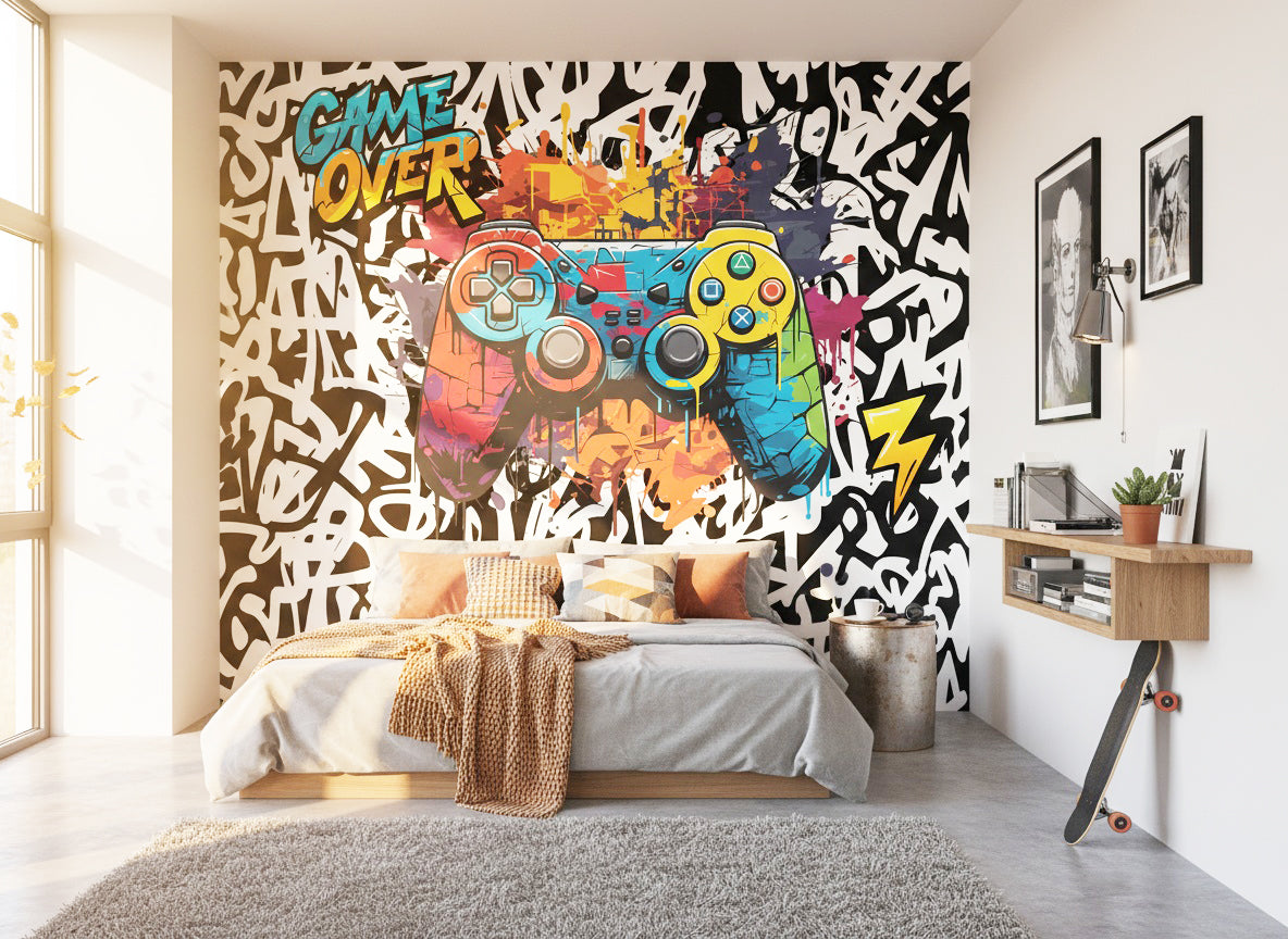 Papier Peint Game Over | Le Petit Intissé
