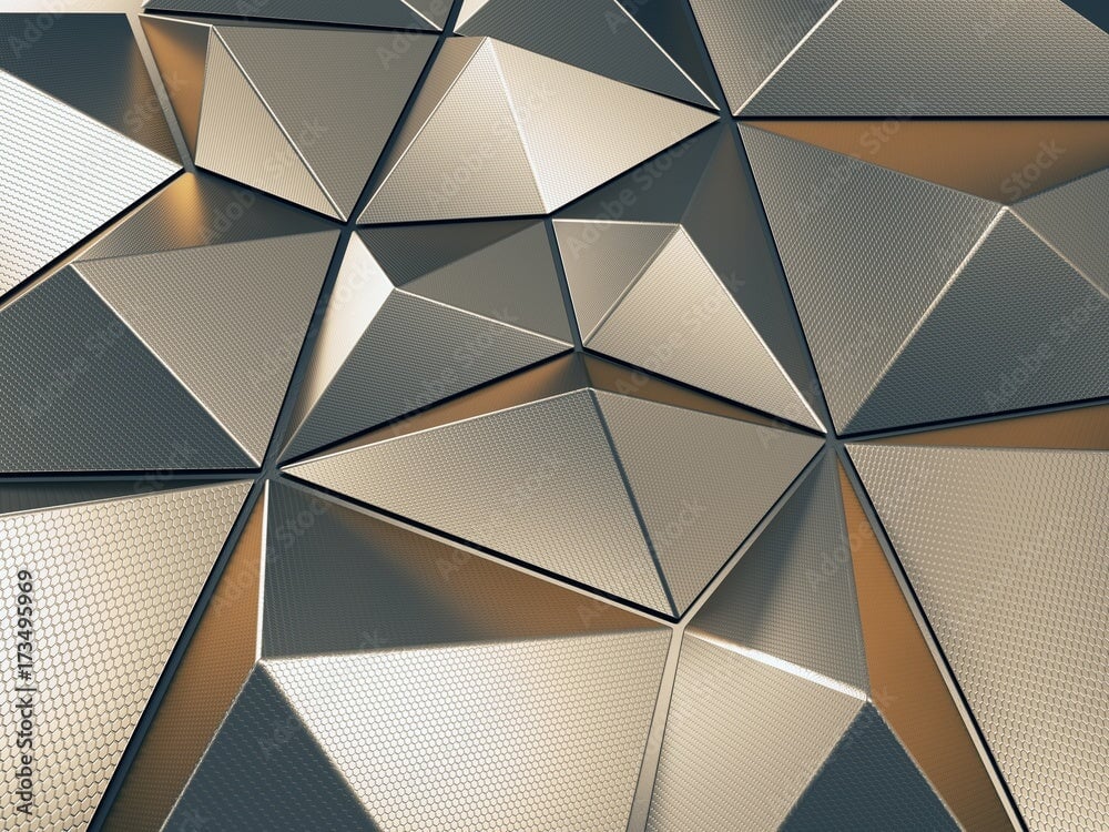 Papier Peint 3D Geometrique | Le Petit Intissé