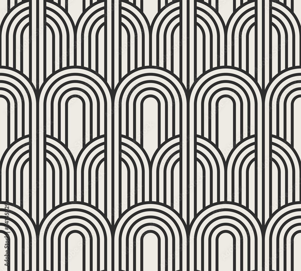 Papier Peint Noir Et Blanc Vintage | Le Petit Intissé