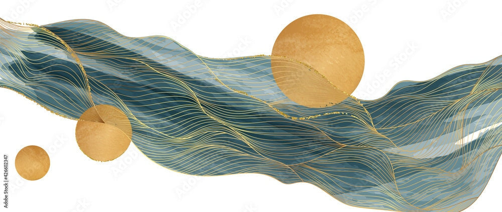 Papier Peint Vert Art Deco | Le Petit Intissé