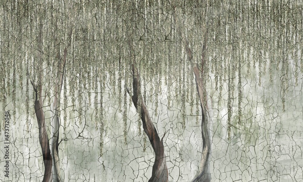 Papier Peint Effet Foret