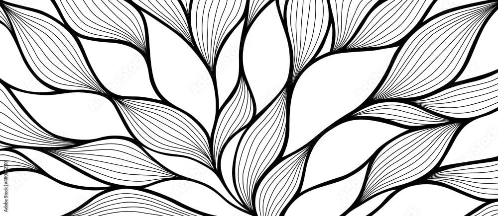 Papier Peint Noir et Blanc <br/> Ambiance Contemporaine