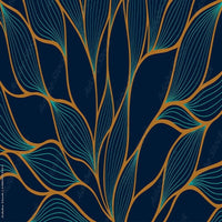 Thumbnail for Papier Peint Tropical <br/> Bleu Canard