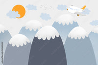 Thumbnail for Papier Peint Montagne Chambre Enfant | Le Petit Intissé