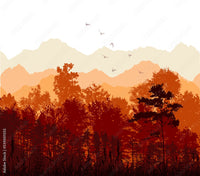 Thumbnail for Papier Peint Foret Automne