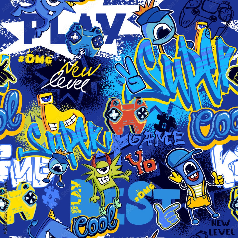 Papier Peint Chambre Jeux | Le Petit Intissé