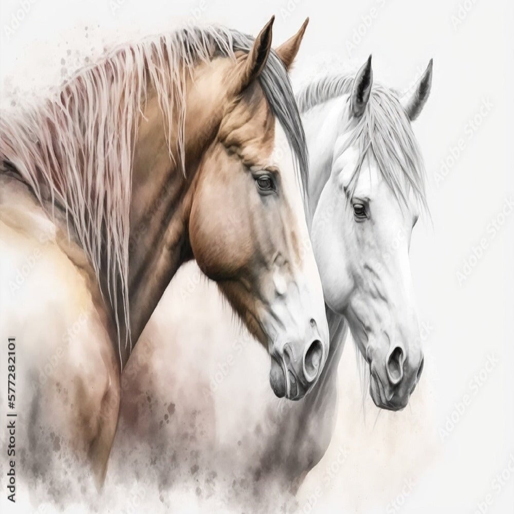 Papier Peint Cheval Chambre | Le Petit Intissé