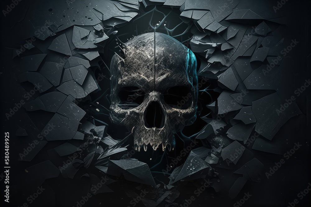 Tapisserie Skull | Le Petit Intissé