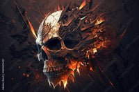 Thumbnail for Papier Peint Tête de Mort 4 murs  | Le Petit Intissé