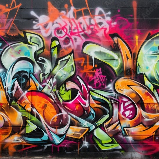 Fresque Murale Graffiti | Le Petit Intissé