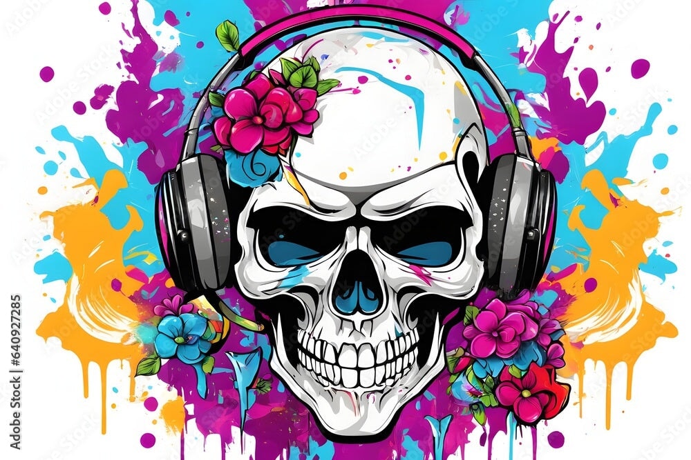 Papier Peint Squelette | Le Petit Intissé