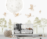 Papier Peint Vol d'Oiseaux | Le Petit Intissé