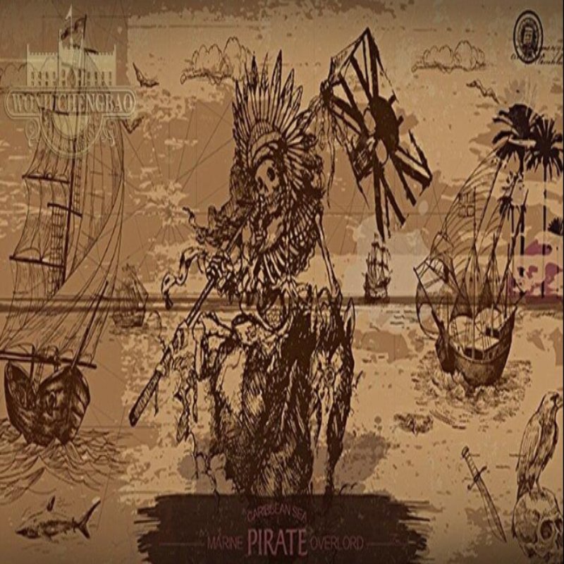 Papier Peint Pirate <br/> Union Jack