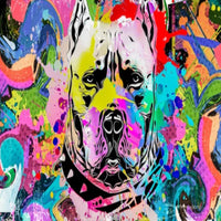 Thumbnail for Papier Peint Graffiti <br/> Effet SwaG Pitbull