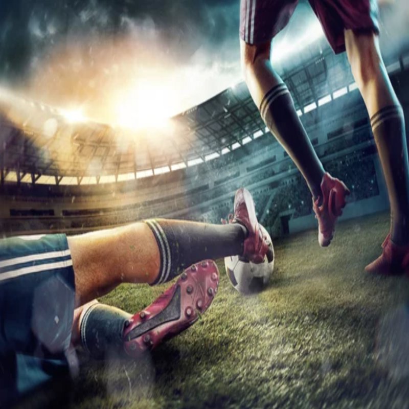 Papier Peint Foot <br/> Jeu de Jambes