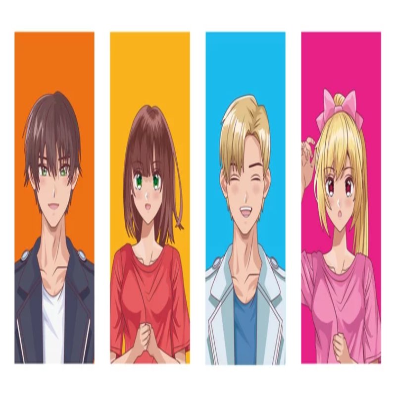 Papier Peint Japonais Manga <br/> Portrait Panoramique