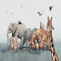 Thumbnail for Papier Peint Animaux <br/> Safari Joyeux