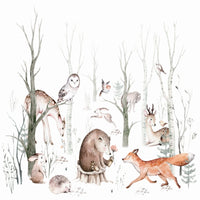 Thumbnail for Papier Peint Animaux <br/> Forêt Chambre Bébé
