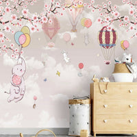 Thumbnail for Papier Peint Animaux <br/> Bébé éléphant en plein vol