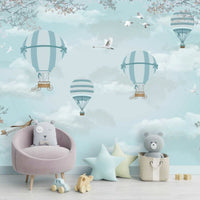 Thumbnail for Papier Peint Garçon Classique <br/> Ballon Bleu dans le Ciel