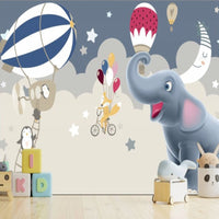 Thumbnail for Papier Peint Animaux <br/> Eléphant 3D Rigolo