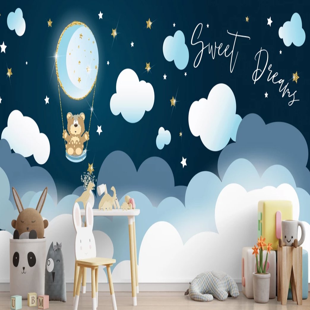 Papier Peint Nuage <br/> Sweet Dreams Ours
