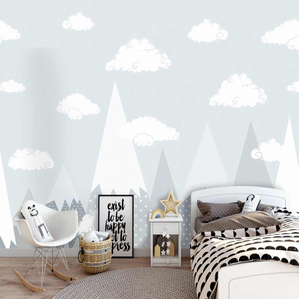 Papier Peint Garçon Classique <br/> Promenade dans les Montagnes