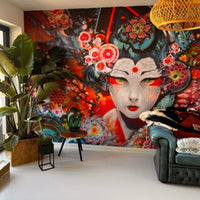 Thumbnail for Papier Peint Japonais <br/> Coiffe Nippone