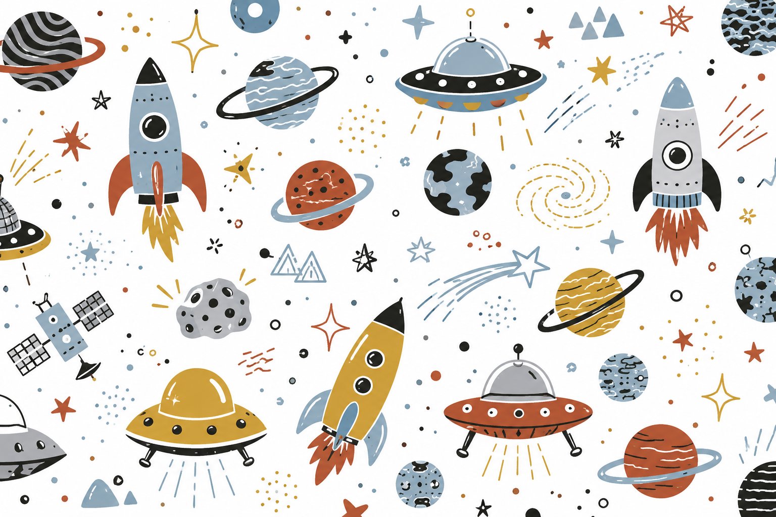 Décoration Espace Planète | Le Petit Intissé