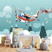 Thumbnail for Papier Peint Avion <br/> Avion Souriant