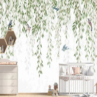 Thumbnail for Papier Peint Oiseaux <br/> Lierre Tombante