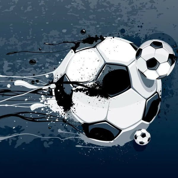 Papier Peint Foot <br/> Fan de Ballon