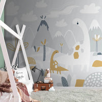 Thumbnail for Papier Peint Dinosaure <br/> Pastel Imaginaire