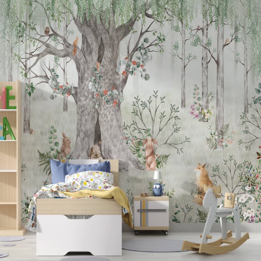 Papier Peint Animaux <br/> Arbre Refuge