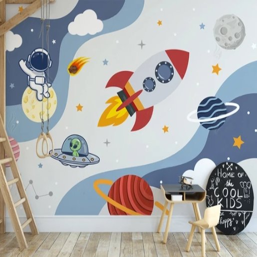 Papier Peint Espace <br/> Lancement Spatial