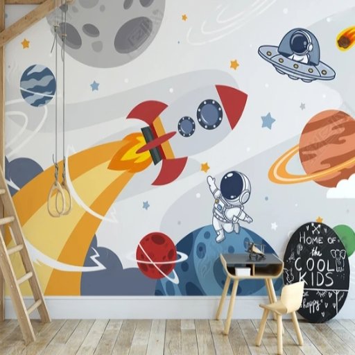 Papier Peint Espace <br/> Odyssée Spatiale