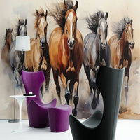 Thumbnail for Papier Peint Moderne Salon <br> Chevauchée