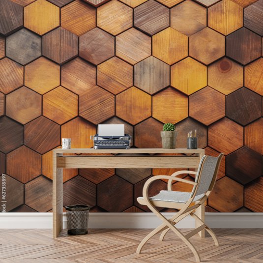 Papier Peint 3D Bois