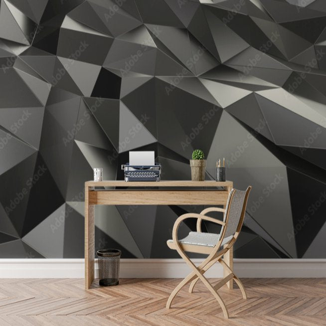 Papier Peint 3D Noir