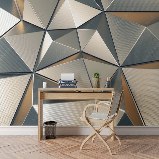 Papier Peint 3D Geometrique