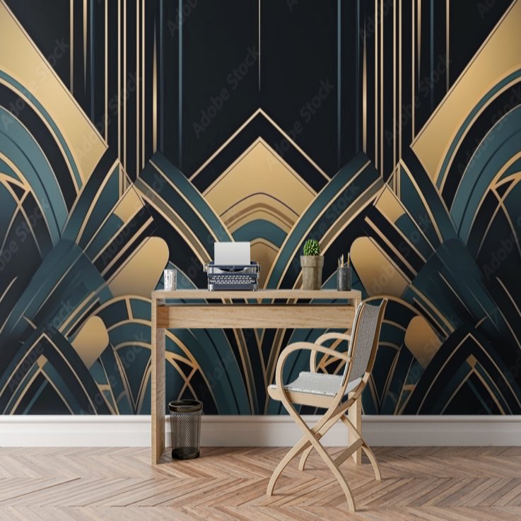 Papier Peint 3D Forme Géométrique