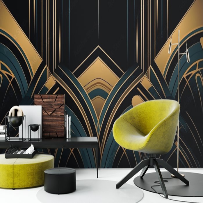 Papier Peint 3D Forme Géométrique