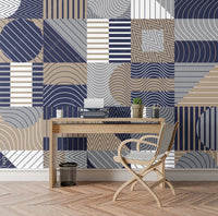 Thumbnail for Papier Peint Chambre Adulte Bleu